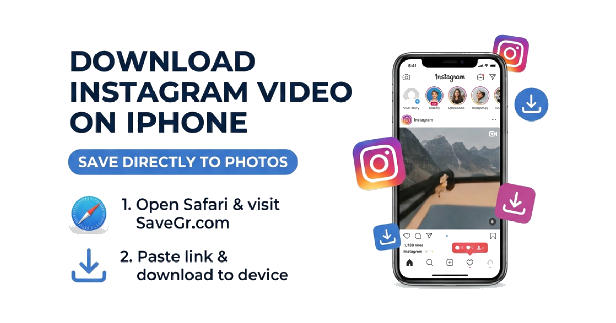 How to Download Instagram Videos on iPhone — Free & Easy (2026)