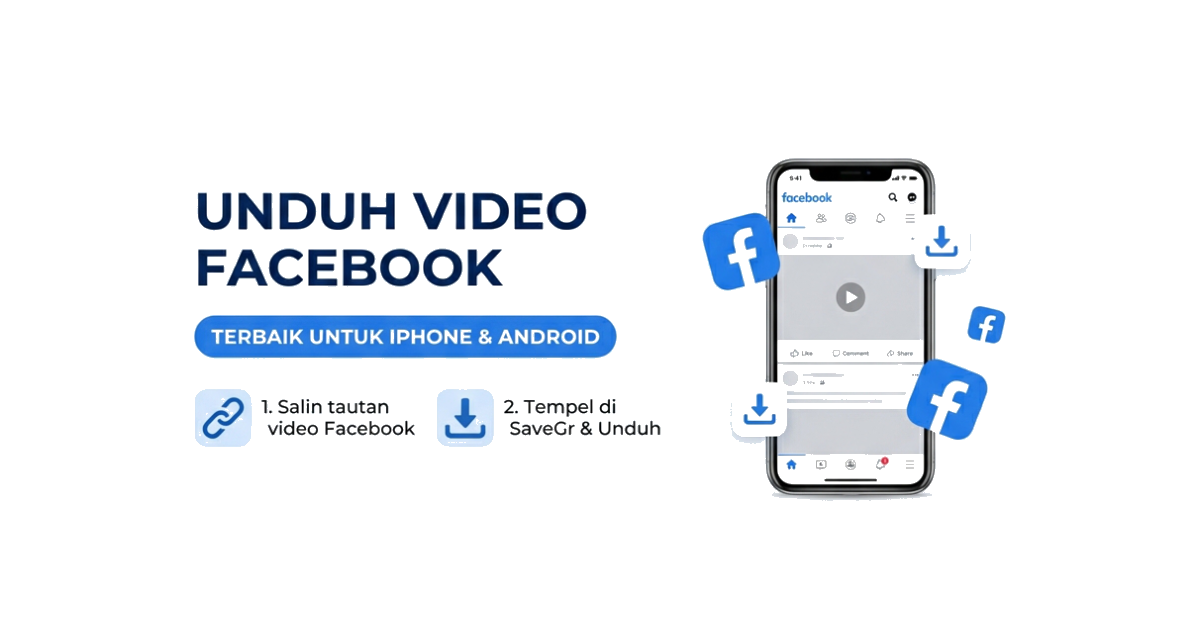 Pengunduh Video Facebook Terbaik untuk iPhone & Android (2026)