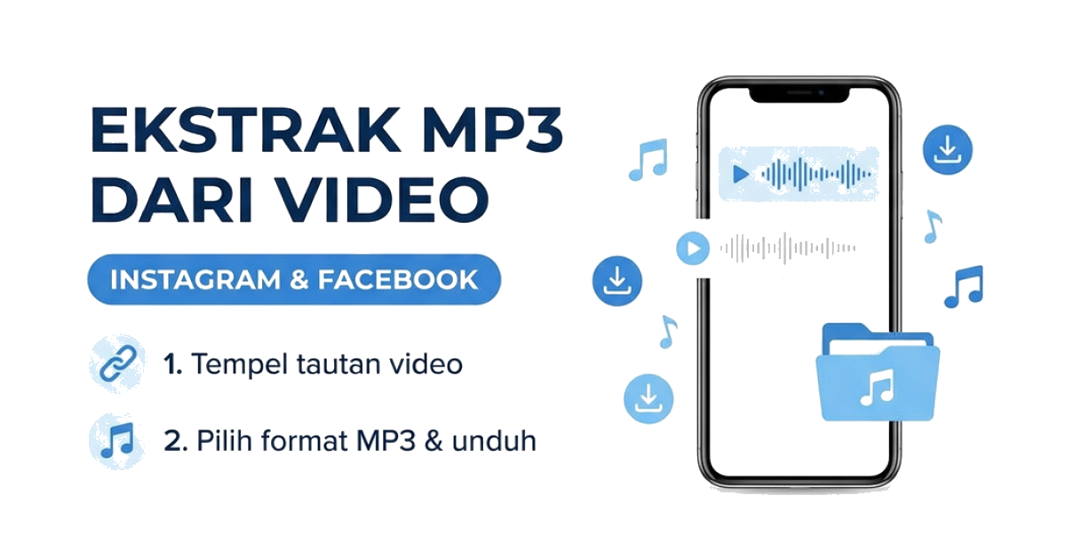 Cara Ekstrak Audio (MP3) dari Video Instagram & Facebook