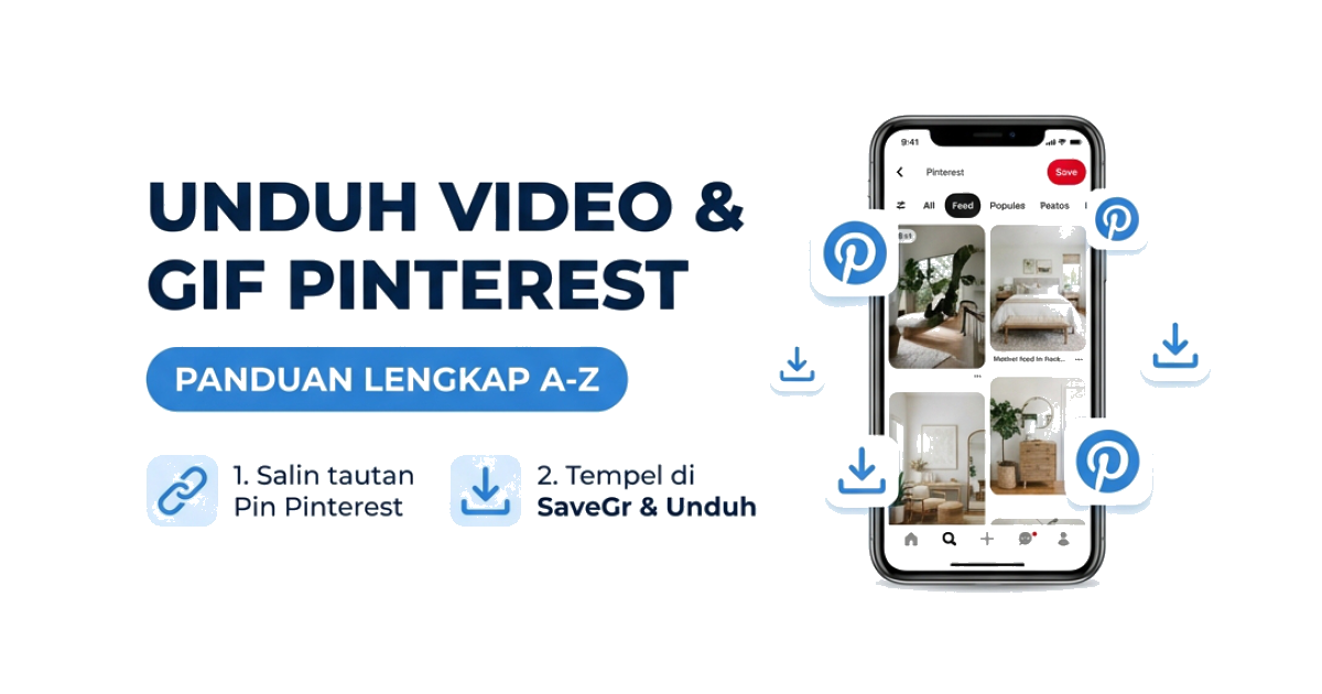 Cara Mengunduh Video & GIF Pinterest (Panduan Lengkap)